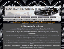 Tablet Screenshot of alloytechrefurbedrims.co.uk